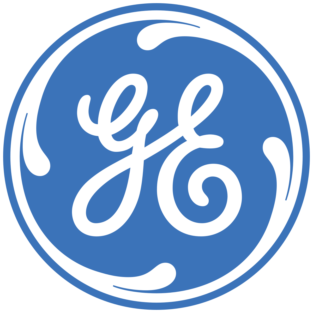 GE brand logo iron on paper